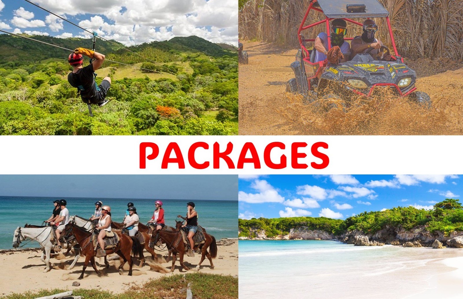 Packages Buggy - Caballo - Zipline